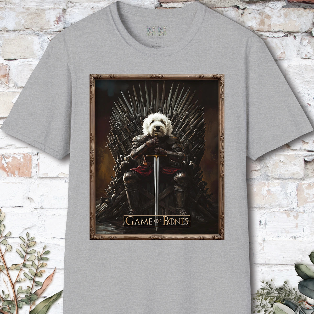 Old English Sheepdog, Game of Bones, Unisex T shirt