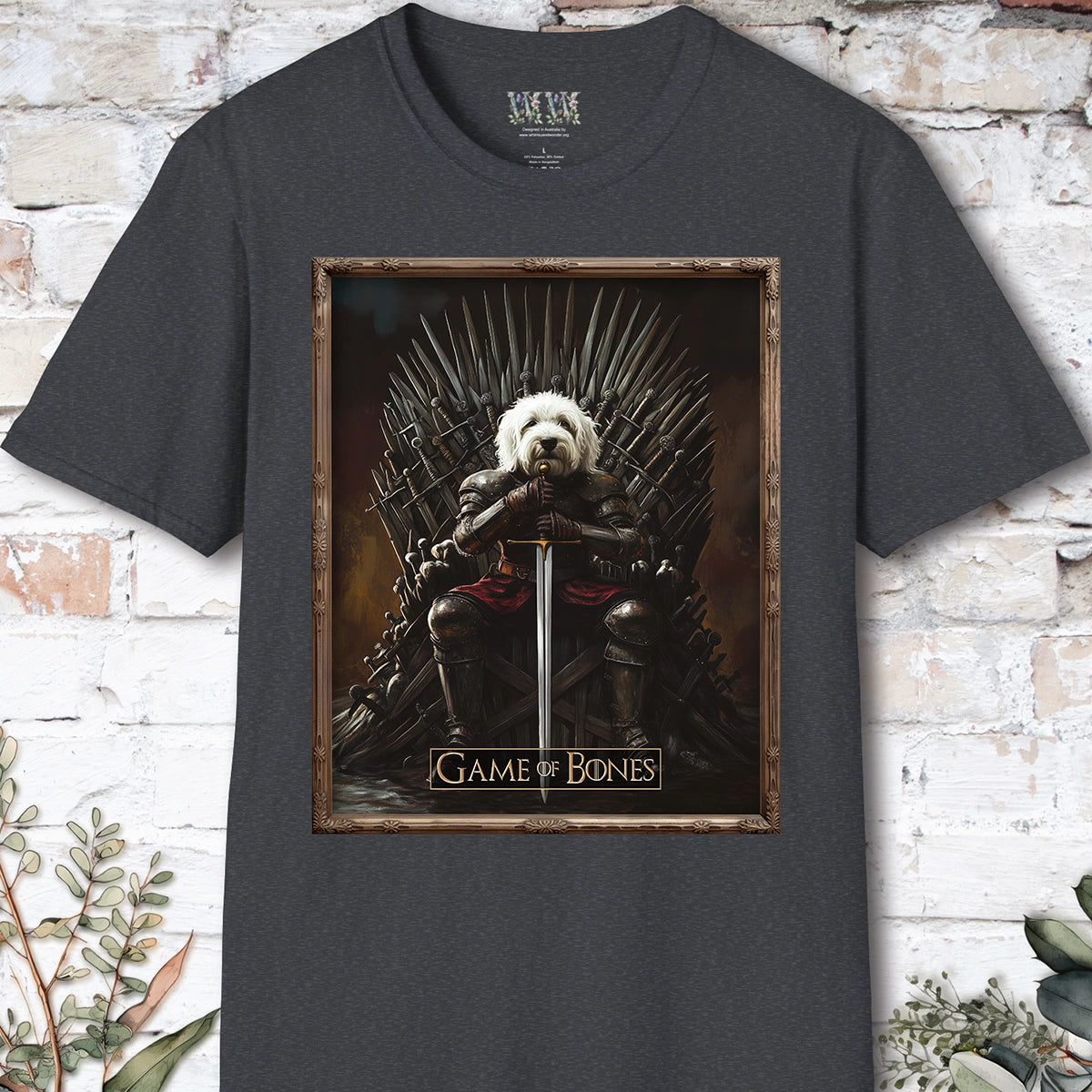 Old English Sheepdog, Game of Bones, Unisex T shirt