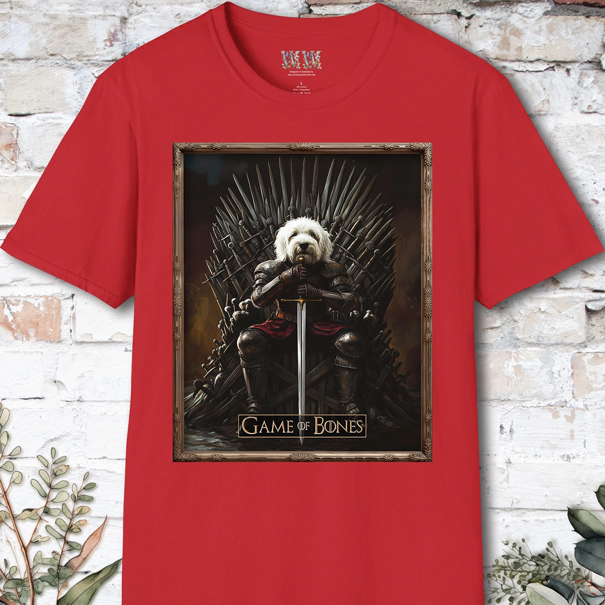 Old English Sheepdog, Game of Bones, Unisex T shirt