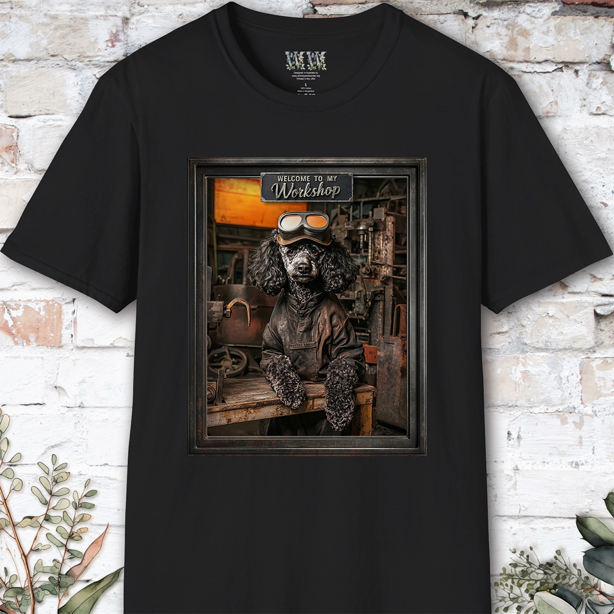 Poodle #1 Workshop Unisex T shirt