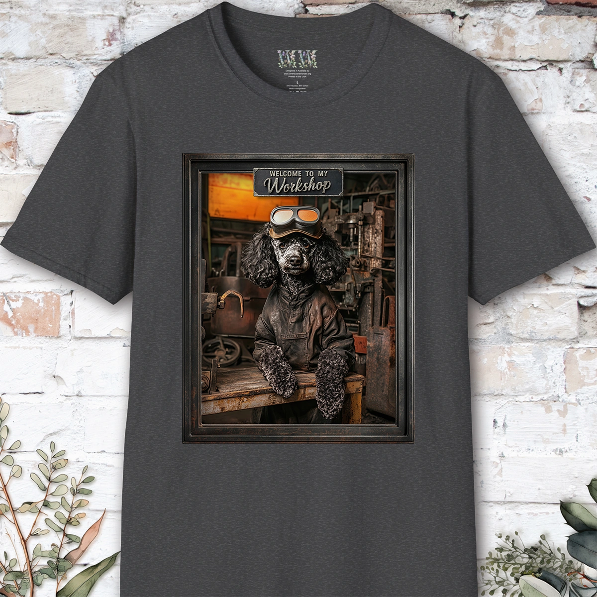 Poodle #1 Workshop Unisex T shirt