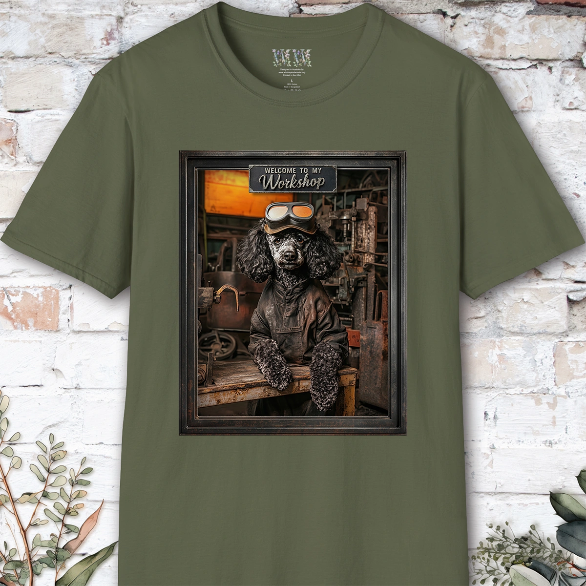 Poodle #1 Workshop Unisex T shirt