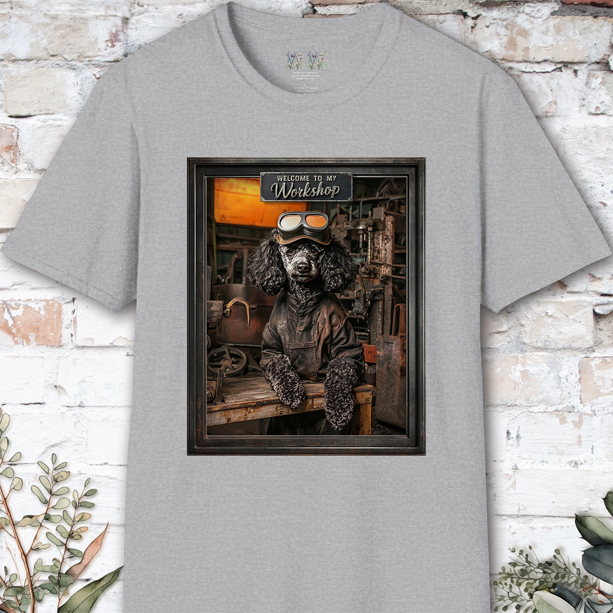 Poodle #1 Workshop Unisex T shirt