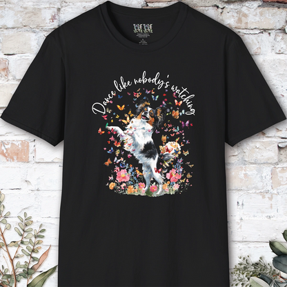 Papillon "Dance like nobody's watching" unisex T shirt
