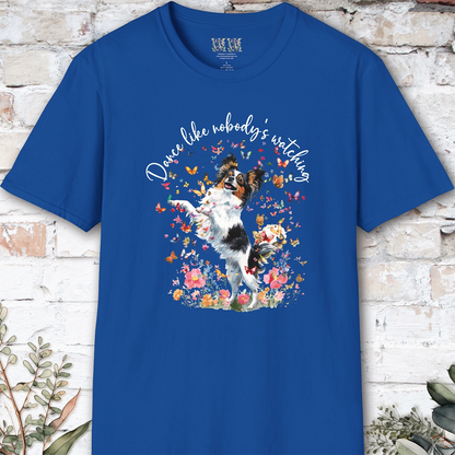 Papillon "Dance like nobody's watching" unisex T shirt
