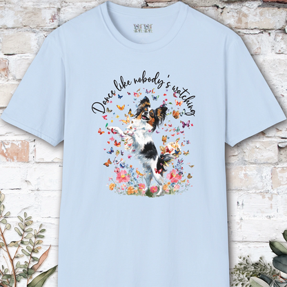 Papillon "Dance like nobody's watching" unisex T shirt
