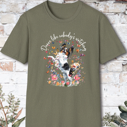 Papillon "Dance like nobody's watching" unisex T shirt