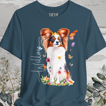 Papillon #2 Floral Personalized T shirt