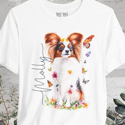 Papillon #2 Floral Personalized T shirt