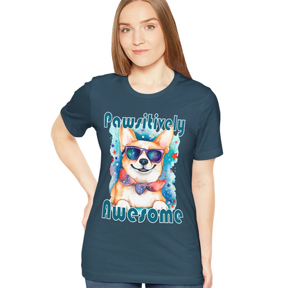 Pawsitively Awesome' Unisex T shirt