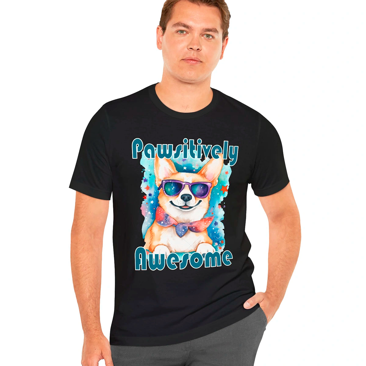 Pawsitively Awesome' Unisex T shirt