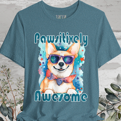 Pawsitively Awesome' Unisex T shirt