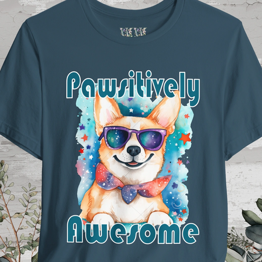 Pawsitively Awesome' Unisex T shirt