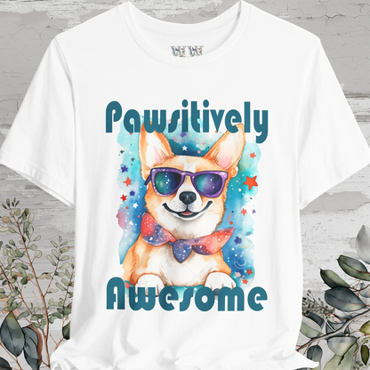 Pawsitively Awesome' Unisex T shirt