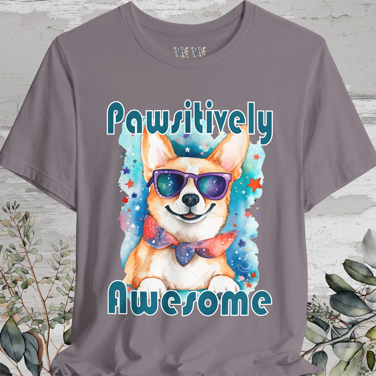 Pawsitively Awesome' Unisex T shirt