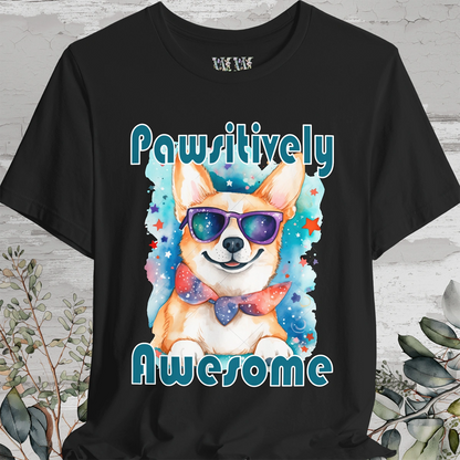 Pawsitively Awesome' Unisex T shirt