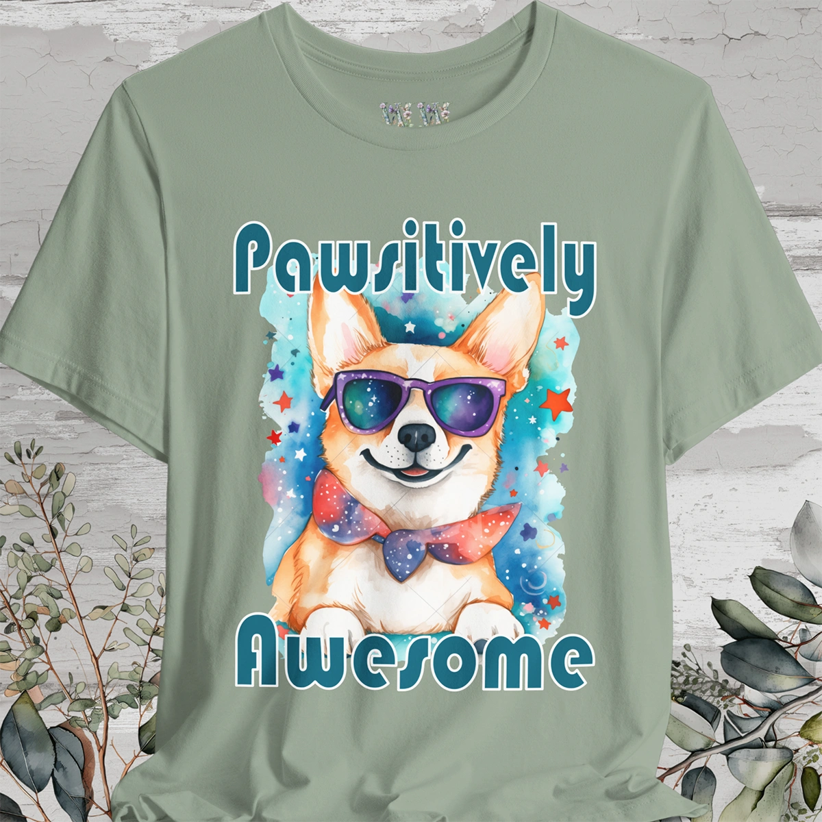 Pawsitively Awesome' Unisex T shirt