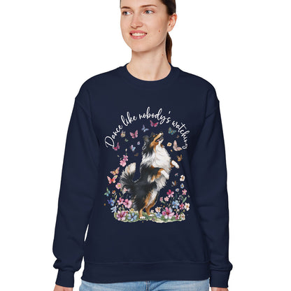 Shetland Sheepdog Dance like nobody's watching, unisex Sweatshirt