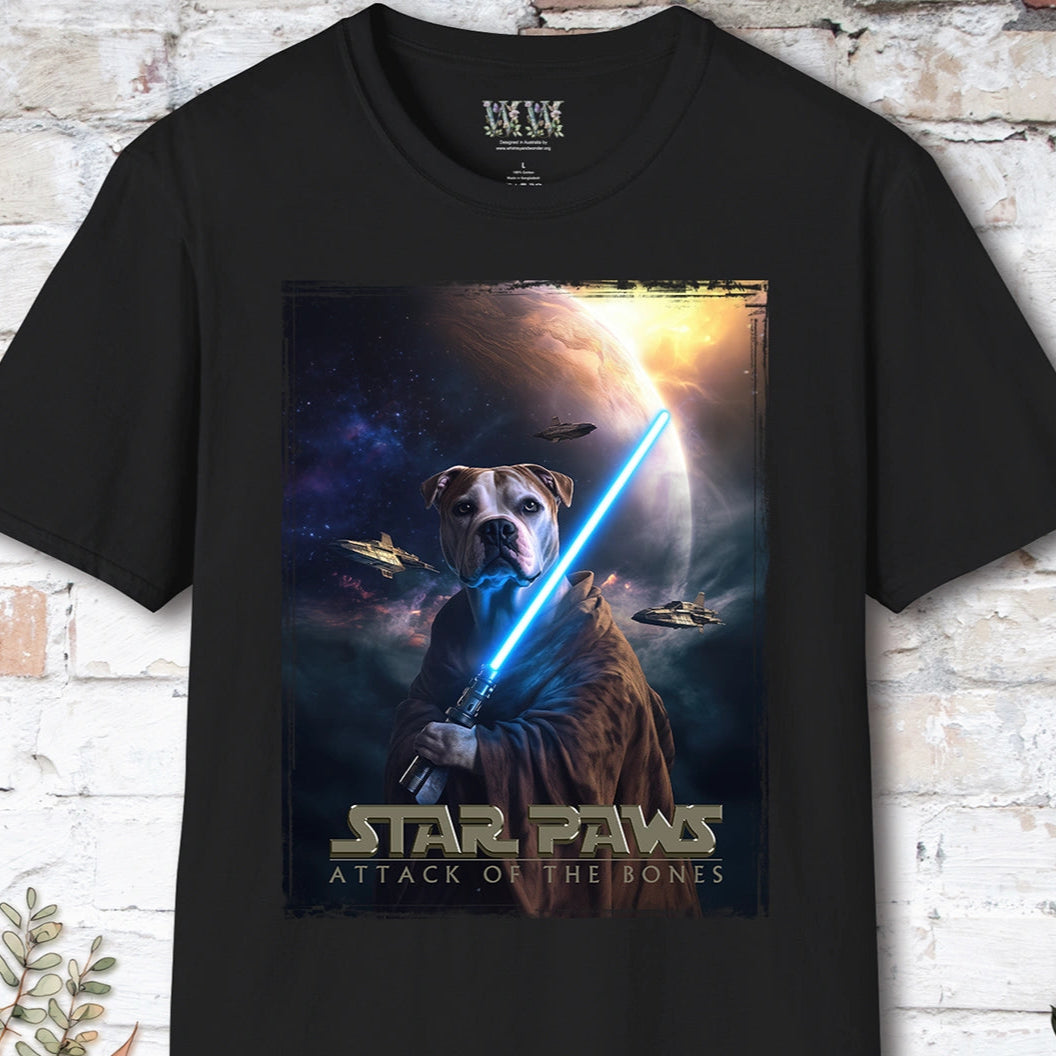 Pit bull Terrier #1 Star Paws Unisex T shirt