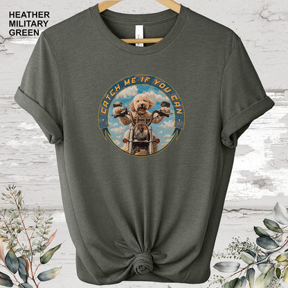 Poodle 'Catch me if you can' T shirt