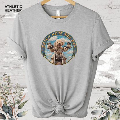 Poodle 'Catch me if you can' T shirt