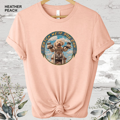 Poodle 'Catch me if you can' T shirt