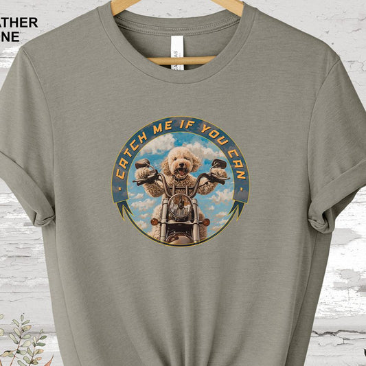 Poodle 'Catch me if you can' T shirt