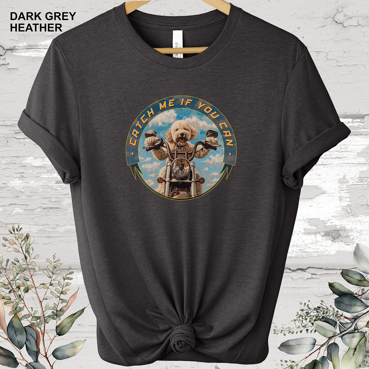 Poodle 'Catch me if you can' T shirt