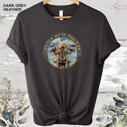 Poodle 'Catch me if you can' T shirt