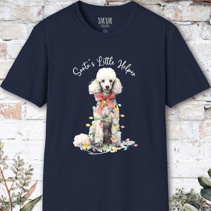 Poodle #1 Santa's little helper. unisex T shirt