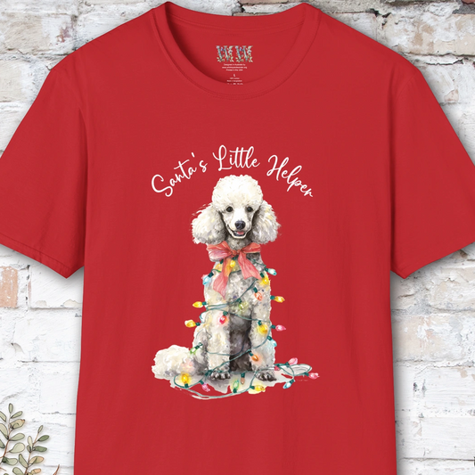 Poodle #1 Santa's little helper. unisex T shirt