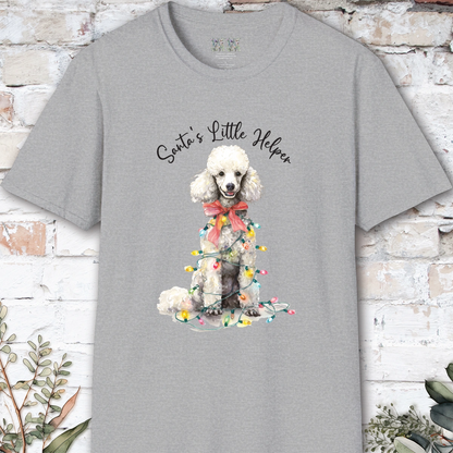 Poodle #1 Santa's little helper. unisex T shirt