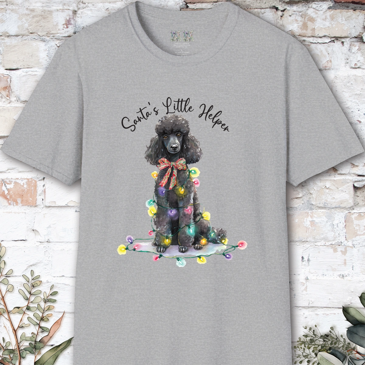 Poodle #2 Santa's little helper. unisex T shirt