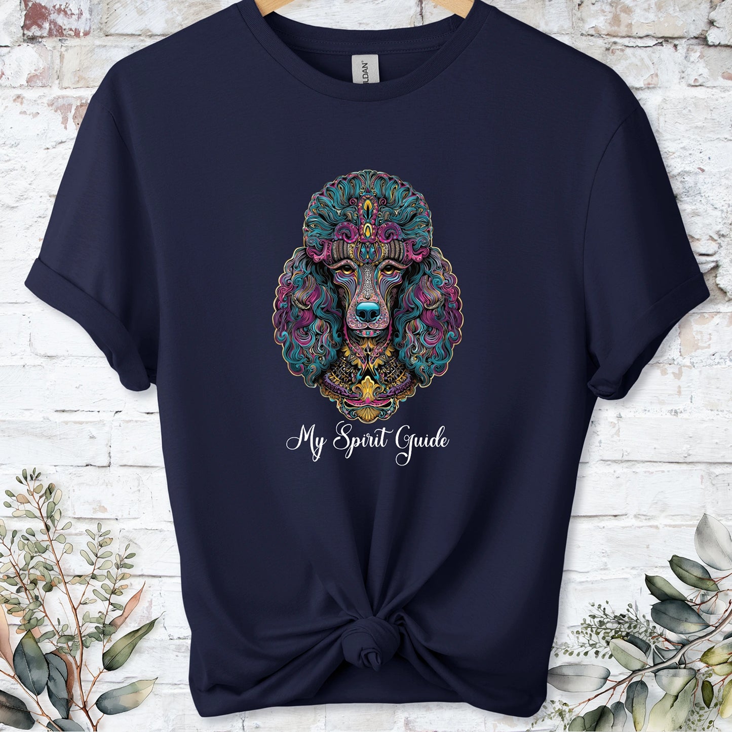 Poodle #2 My Spirit Guide, Short Sleeve Unisex Tee