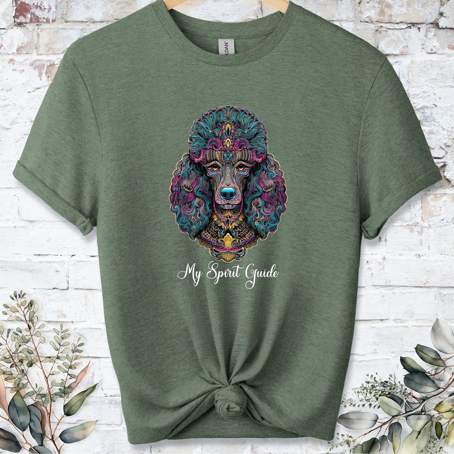 Poodle #2 My Spirit Guide, Short Sleeve Unisex Tee