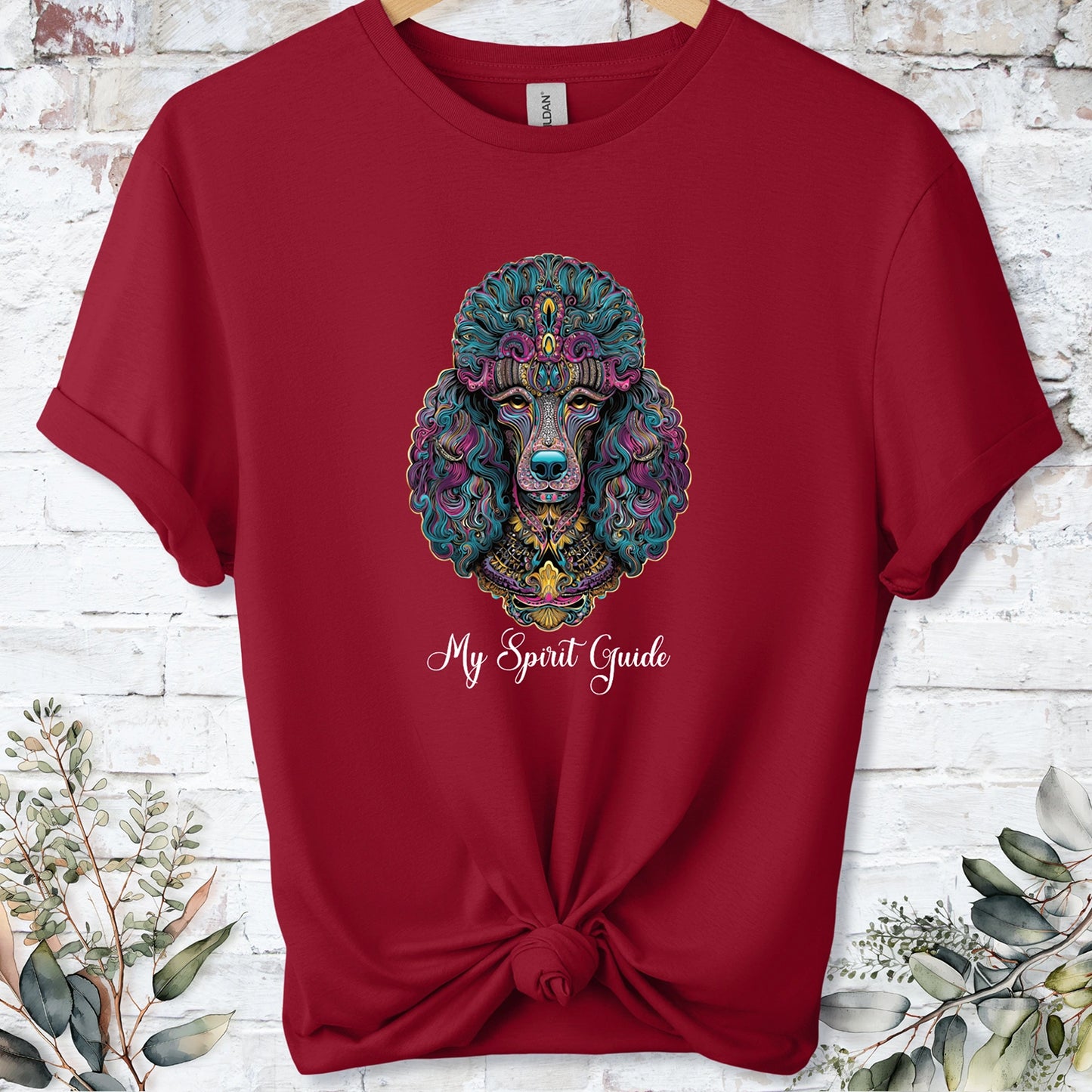 Poodle #2 My Spirit Guide, Short Sleeve Unisex Tee