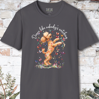 Poodle #3 "Dance like nobody's watching" unisex T shirt