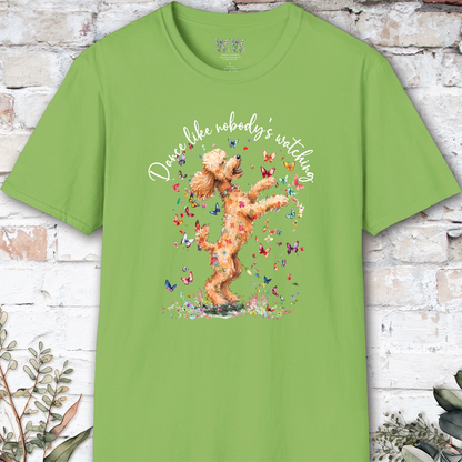 Poodle #3 "Dance like nobody's watching" unisex T shirt