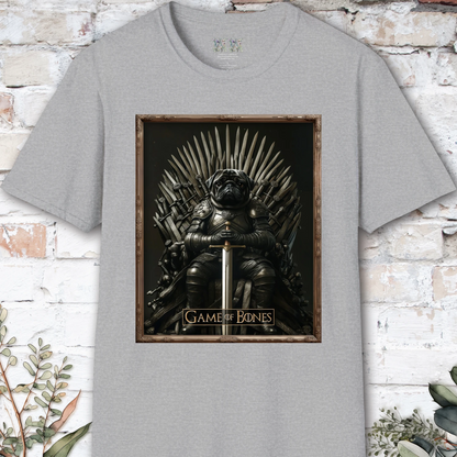 Pug #2 Game of Bones unisex T shirt