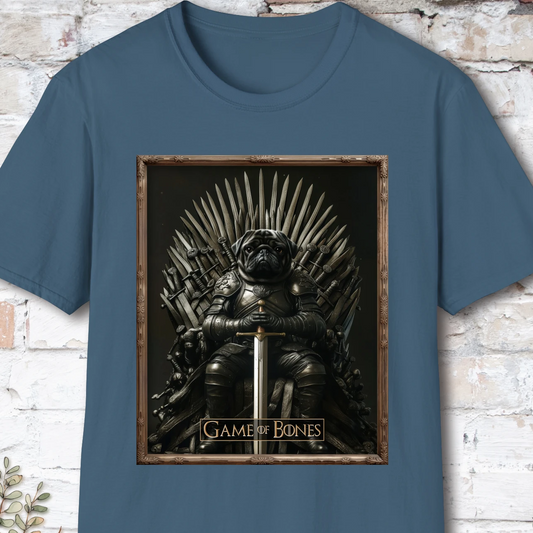 Pug #2 Game of Bones unisex T shirt