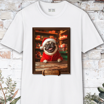 Pug #2 Santa's Workshop Unisex T shirt