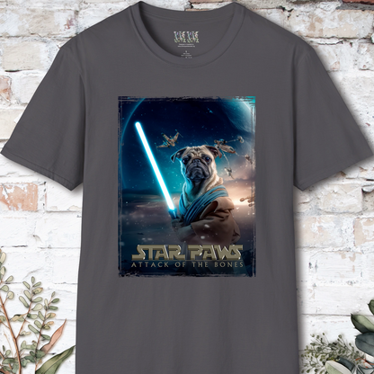 Pug #1 Star Paws Unisex T shirt