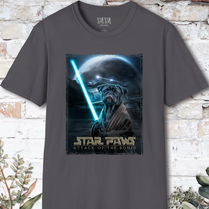 Pug #2 Star Paws Unisex T shirt