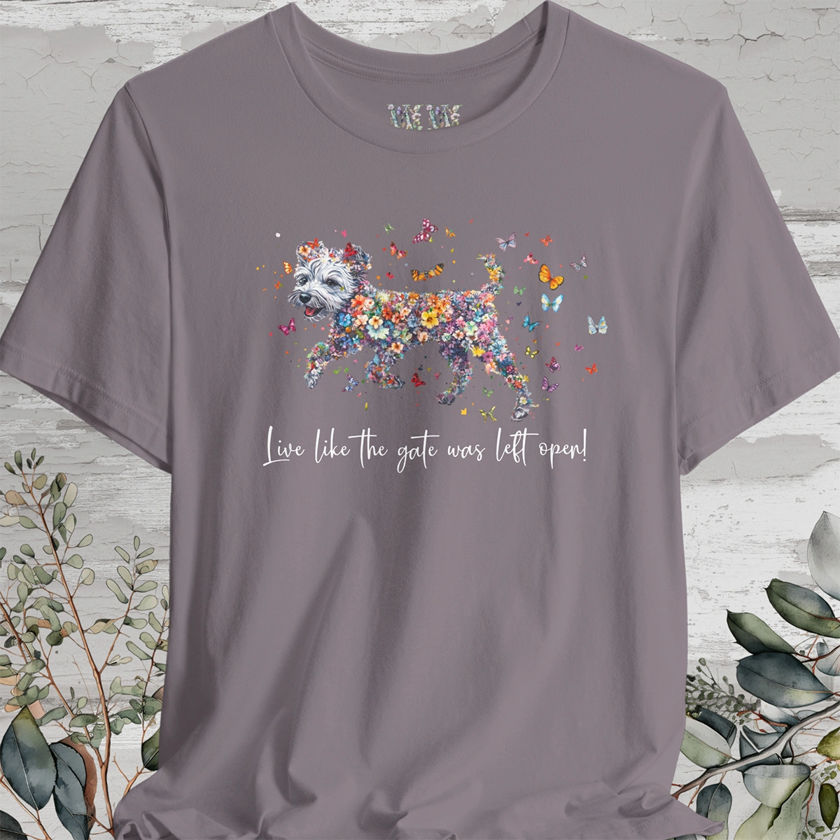 Pumi #2 "Live like the gate was left open" Unisex T shirt