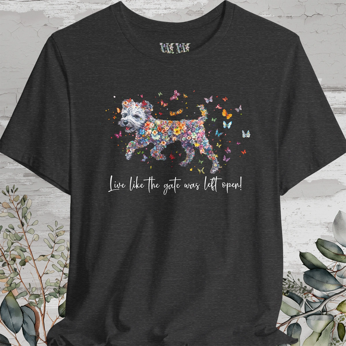 Pumi #2 "Live like the gate was left open" Unisex T shirt