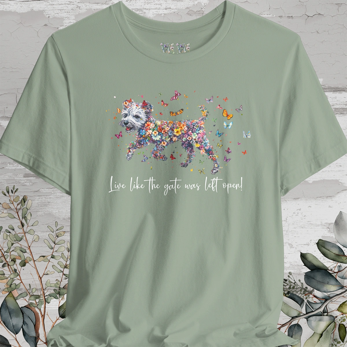 Pumi #2 "Live like the gate was left open" Unisex T shirt