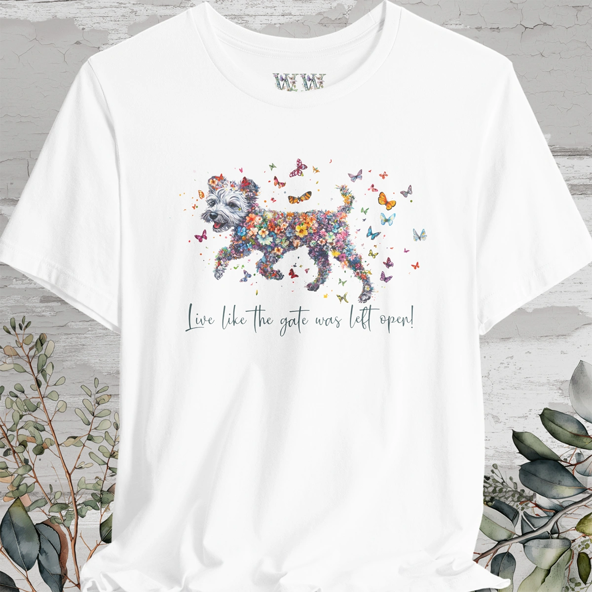 Pumi #2 "Live like the gate was left open" Unisex T shirt