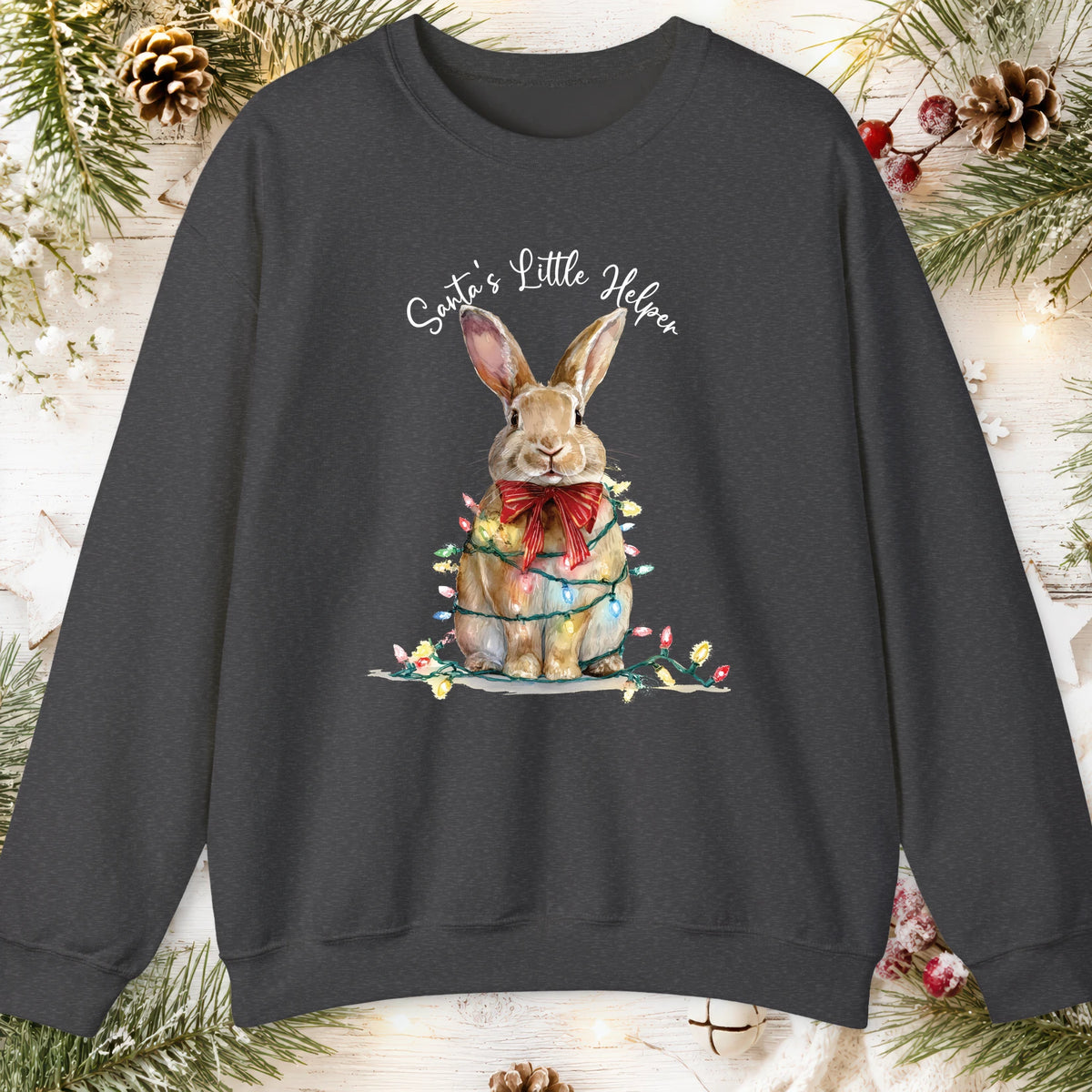 Rabbit #2 Santas little helper, unisex Sweatshirt