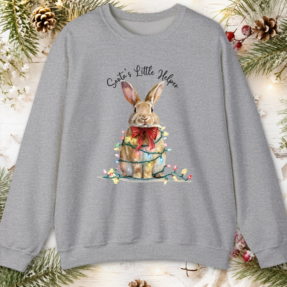 Rabbit #2 Santas little helper, unisex Sweatshirt