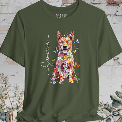 Red Heeler, personalized unisex T shirt